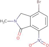 4-Bromo-2-methyl-7-nitro-2,3-dihydroisoindol-1-one