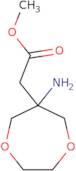 Methyl2-(6-amino-1,4-dioxepan-6-yl)acetate