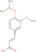 3-[3-Methoxy-4-(propan-2-yloxy)phenyl]prop-2-enoicacid