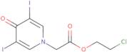 2-Chloroethyl (3,5-diiodo-4-oxo-1(4H)-pyridinyl)acetate