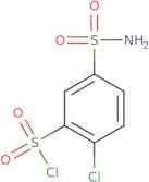 2-Chloro-5-sulfamoylbenzene-1-sulfonyl chloride