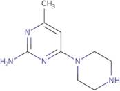 4-Methyl-6-(1-piperazinyl)-2-pyrimidinamine