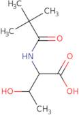 2-(2,2-Dimethylpropanamido)-3-hydroxybutanoic acid