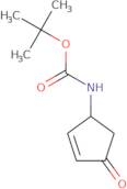 1-(Boc-amino)-4-oxocyclopent-2-ene