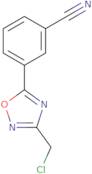 3-(3-Chloromethyl-[1,2,4]oxadiazol-5-yl)-benzonitrile