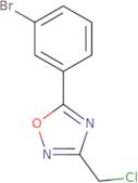 5-(3-Bromophenyl)-3-(chloromethyl)-1,2,4-oxadiazole