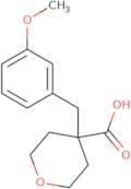 4-[(3-Methoxyphenyl)methyl]oxane-4-carboxylic acid