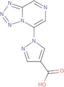 1-{[1,2,3,4]Tetrazolo[1,5-a]pyrazin-5-yl}-1H-pyrazole-4-carboxylic acid