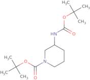 tert-Butyl 3-((tert-butoxycarbonyl)amino)piperidine-1-carboxylate