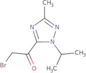 2-bromo-1-(1-isopropyl-3-methyl-1H-1,2,4-triazol-5-yl)ethanone