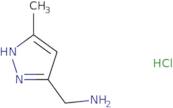 C-(5-Methyl-2H-pyrazol-3-yl)-methylamine hydrochloride