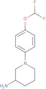 1-[4-(Difluoromethoxy)phenyl]piperidin-3-amine