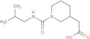 2-{1-[(2-Methylpropyl)carbamoyl]piperidin-3-yl}acetic acid