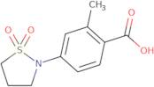 4-(1,1-Dioxo-1,2-thiazolidin-2-yl)-2-methylbenzoic acid