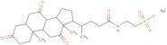5β-Cholanic acid-3,7,12-trione N-(2-sulphoethyl)-amide, sodium salt