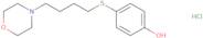 4-[[4-(4-Morpholinyl)butyl]thio]-phenol hydrochloride