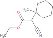 Ethyl 2-cyano-2-(1-methylcyclohexyl)acetate