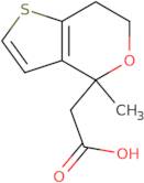 (6,7-Dihydro-4-methyl-4H-thieno[3,2-c]pyran-4-yl)acetic acid