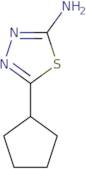 2-Amino-5-cyclopentyl-1,3,4-thiadiazole