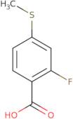 2-Fluoro-4-(methylsulfanyl)benzoicacid