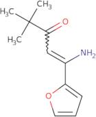 1-Amino-1-(furan-2-yl)-4,4-dimethylpent-1-en-3-one