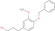 3-(4-(Benzyloxy)-3-methoxyphenyl)propan-1-ol