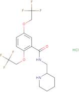 N-(Piperidin-2-ylmethyl)-2,5-bis(2,2,2-trifluoroethoxy)benzamide hydrochloride