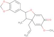 (3aS)-2-(1,3-Benzodioxol-5-yl)-5-methoxy-3-methyl-3a-prop-2-enyl-2,3-dihydro-1-benzofuran-6-one