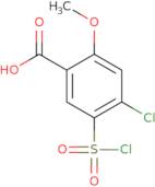 4-chloro-5-(chlorosulfonyl)-2-methoxybenzoic acid