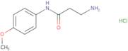 3-Amino-N-(4-methoxyphenyl)propanamide hydrochloride