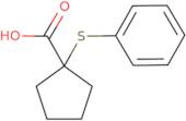 1-(Phenylsulfanyl)cyclopentane-1-carboxylic acid