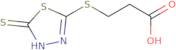 3-[(5-Sulfanyl-1,3,4-thiadiazol-2-yl)sulfanyl]propanoic acid