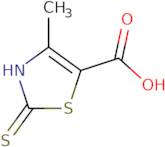 4-Methyl-2-sulfanylidene-2,3-dihydro-1,3-thiazole-5-carboxylic acid