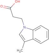 3-(3-Methyl-1H-indol-1-yl)propanoic acid