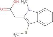 (1-Methyl-3-methylsulfanyl-1H-indol-2-yl)-acetic acid