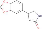 4-(1,3-Dioxaindan-5-yl)pyrrolidin-2-one