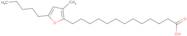 3-Methyl-5-pentyl-2-furantridecanoic acid