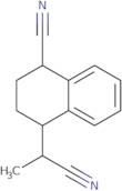 4-(1-Cyanoethyl)-1,2,3,4-tetrahydronaphthalene-1-carbonitrile