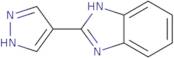 2-(1H-Pyrazol-4-yl)-1H-1,3-benzodiazole