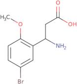 3-Amino-3-(5-bromo-2-methoxyphenyl)propanoic acid