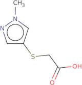 2-[(1-Methyl-1H-pyrazol-4-yl)sulfanyl]acetic acid