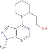 2-(1-{1-Methyl-1H-pyrazolo[3,4-d]pyrimidin-4-yl}piperidin-2-yl)ethan-1-ol