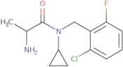 (S)-2-Amino-N-(2-chloro-6-fluoro-benzyl)-N-cyclopropyl-propionamide