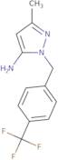 5-Methyl-2-(4-trifluoromethylbenzyl)-2H-pyrazol-3-ylamine