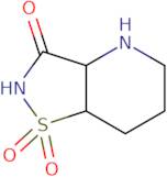 rac-(3aR,7aR)-1,1-Dioxo-3a,4,5,6,7,7a-hexahydro-[1,2]thiazolo[4,5-b]pyridin-3-one