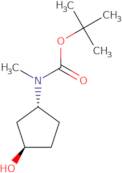 (1R,3R)-1-(N-methyl-boc-amino)-3-hydroxycyclopentane