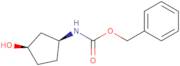 Benzyl N-[(1S,3R)-rel-3-hydroxycyclopentyl]carbamate