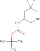 tert-Butyl N-[(3S)-5,5-difluoropiperidin-3-yl]carbamate