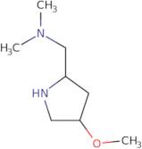 {[(2S,4S)-4-Methoxypyrrolidin-2-yl]methyl}dimethylamine
