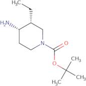 tert-Butyl rac-(3R,4S)-4-amino-3-ethyl-1-piperidinecarboxylate